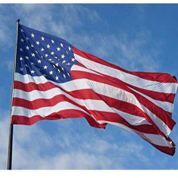 3x5 Ft/1 pezzo Bandiera Americana, 20ft/20 pezzi Bandierine Americane a Stringa, 5 pezzi Bandiere Americane da Agitare a Mano + 5 pezzi Ventose in PVC Trasparente con Foro a Croce, Colori Vivaci e Resistenti allo Scolorimento per Scuola, Festa, Aula, Eventi Sportivi