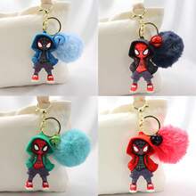 The Marvel Spider Man Hooded Silicone Keychain Features A Vibrant Color Scheme To Make Your Bag Even Brighter. It Is Suitable For Both Home And Car Scenes, Making Marvel's Charm Always With You! It Can Also Be Used As A Gift For Halloween, Christmas, New Year, Birthdays, And Outdoor Travel