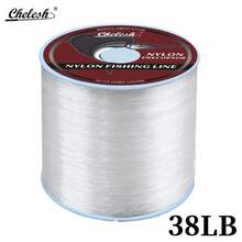 chelesh Línea de pesca monofilamento de nailon Chelesh de 100 m, alta resistencia, buen rendimiento de corte en el agua, múltiples resistencias disponibles, adecuada para pesca de mar, pesca de agua dulce, pesca de carpas, regalo de pesca, manualidades de joyería