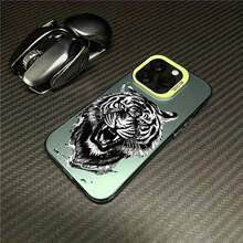 Funda de Teléfono de Moda con Tigre Compatible con/8/X/XS/11/11 Pro/11 Pro/12 Pro/12 Pro/13 Pro/13 Pro/13 Pro/14/14 Plus/14 Pro/14 Pro/15 Plus/15 Pro/15 Pro - Colores mixtos - Ver 5