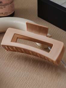 1pc Fashion Minimalist Soft Gel Cushion Protective Oversized Anti-Fall Hair Clip, Versatile Hair Accessory For Women Autumn Decor Claw Clips Elegant Hair Claw Hair Clutch Clips For Hair Winter Hair Accessories For Women For Vacation Outfits Woman