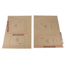 Oversized Hoodie Multiple Sizes Sewing Patterns,1:1 Scale Basic Women's Garment Sewing Patterns,Sewing Patterns For Beginners And Sewing Patterns,Apparel Making Templates,Handmade Garment Sewing Patterns - Brown - View 3