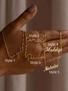 1pc Personalized Luxury Gold Fashionable Chic Sexy Necklace, Suitable As A Gift For Friends, Family, Birthday, Anniversary, Holidays, Commute, Party, Vacation. Available In Silver, Gold, Fashionable, Multicolor, Retro, Minimalist, Unisex, Casual, Cute, Customized, Unique. An Ideal Gift For Him Or Her, Boyfriend, Girlfriend, Dad, Mom