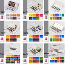 1支温莎牛顿管状水彩棉系列颜料，8毫升/5毫升/21毫升/半块固体颜料，透明水彩颜料，适合初学者绘画 - 半塊固體顏料 - 查看 6