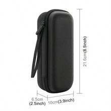 For Omso Pocket 3 PULUZ Mini Body Bag Portable EVA Storage Bag (Black) - Black - View 3