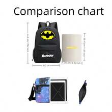 Warner Bros 3pcs WB Backpack Set, Casual Backpack, Fashion Student Backpack With Printed Pattern, Large Capacity Outdoor Backpack, Cute Cartoon Backpack, Suitable For Back To School, Halloween, Christmas Gifts - Multicolor - View 10