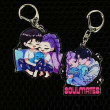 K-Pop Keychain, Cute De-Mon Hun-Ter Anime Cartoon Keychain, Collectible Keychain That Can Also Be Hung On Bags, Great For Holiday And Birthday Gifts - Multicolor - View 4