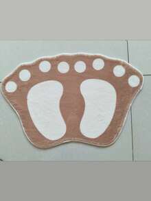 1 件创意形状脚垫，适用于入口、卧室、浴室的扁平防滑吸水地毯，通用可洗便携式地垫，母亲节、生日、返校、毕业典礼、婚礼的绝佳礼物，房间装饰浴室配件入口装饰浴室厨房装饰