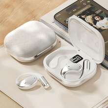 Open-Type Wireless Bluetooth Earphones, Featuring Directional Transmission, ENC Noise Reduction For Calls, An LED Digital Display Charging Case, HIFI Sound Quality, Comfortable Fit, Long Battery Life, And True Wireless Ear-Hook Smart Earphones Compatible With Multiple Devices, Suitable For Both IOS And Android Systems