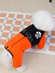 Haustierkleidung Hundemantel mit Thermofutter Haustierbekleidung Jumpsuit Haustierbedarf