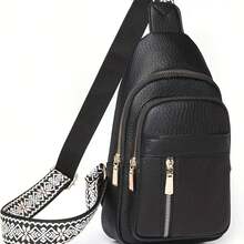 Leather Luxury Handbags Ladies Bag Designer Shoulder Crossbody Bags For Women 2024 New Bolsa Feminina - 黑色 - 查看 5