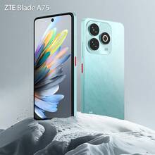 ZTE 中兴，智能手机，Blade A75 冰蓝色玄武岩黑色，已解锁，Android 13，（4GB RAM+10GB Fusion）+256GB ROM，5000mAh 电池，22.5W 充电，双 SIM 卡 4G，4G LTE，全球版本 - Ice Blue - 查看 4