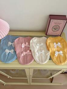 Hundesweater für kleine und mittlere Hunde, warmes Haustier T-Shirt, Hundemode, Katzen-Welpen-Outfit, Hundesweater für Teddy, Chihuahua, Schnauzer, weicher Hundesweater mit warmem Haustier T-Shirt für kleine und mittlere Hunde, Katzen-Welpen-Outfit, Katzenbekleidung, Chihuahua, Teddy, Hunde T-Shirts und Tanktops - süße einfarbige Welpen-Kleidung für kleine und mittlere Hunde, perfekt für Frühling und Winter