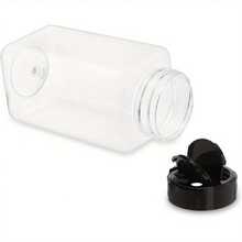 5pcs 520ml/17Oz Clear Plastic Spice Jars Spice Containers Spice Bottles Seasoning Organizer With Black Lids, Square Seasoning Containers With Reusable Salt And Pepper Shakers, Featuring Airtight Lids
