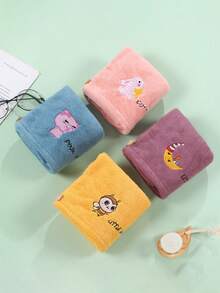 Cartoon bestickter Hut mit wehenden Haaren, Damen Badehaube mit wasserabsorbierender Dreieckskappe, wasserabsorbierende Haartrocknertücher, Damen Schnelltrocknende Haartücher, hochabsorbierende Korallsamt Damen Haartuchset, Schule, Reise, Urlaubsartikel, Haaraccessoires für Damen, Haare, Reise, Haarprodukte, Haarwerkzeuge, Harzeug, Friseur, Friseurzubehör, Friseursalon, Friseurausrüstung