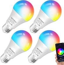 Luz feliz |   10W Cozylife Foco Inteligente Wifi & Bluetooth, 1000lm Foco LED RGBCW Alexa Bombilla, Colors Regulable Dimmeable Multicolor Control Remoto de APP y Control de Voz (4) - 2 - Ver 3