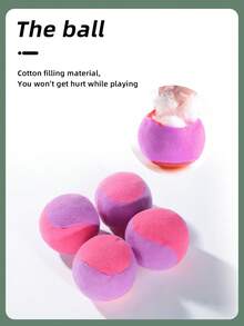 Kids Tail Pulling Game Set, Parent-Child Interactive Sticky Ball Vest + Tail Pulling Toy, Sensory Training Dodge Ball Physical Exercise, Outdoor Multi-Person Chase Game, School Sports Supplies, Christmas/Thanksgiving Party Game Props, Halloween Children's Gift Set (Random Color Details)