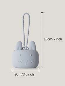 1pc Baby Silicone Pacifier Holder Case, 100% Soft Silicone Nipple Holder Container Box Keep Pacifier Case Pacifiers And Accessories Storage Box - 1pcs - View 2