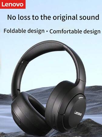  Lenovo EB325 On-Ear Bluetooth Headset True Wireless Gaming Hi-Fi Heavy Bass Music Sports Noise Cancelling Headphones