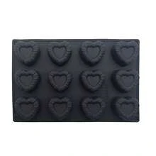 1pc Cylinder/Heart Shaped Silicone Mold, Suitable For Cake Decoration, Mousse, Jelly, Chocolate, Heat-Resistant For Home Baking. Ideal For Daily Homemade Desserts To Satisfy Family's Taste, Party Gatherings To Make Delicate Sweets For Convenient Serving And Festive Atmosphere - Black - View 14
