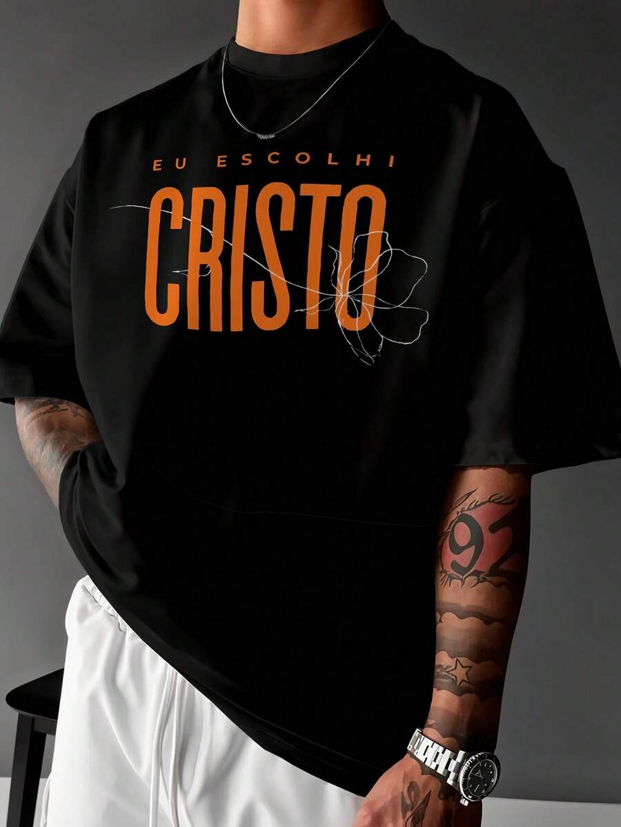Basic Christian T-Shirt I Chose Christ Premium Unisex Dtf Ref-3621 - Black - View 1