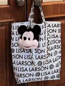 1 Stück   Maus Kopf Mini Rucksack Münzbeutel, Anime Figuren & Puppen Schlüsselanhänger mit verstellbarem Riemen und Reißverschluss, süßes Party Gastgeschenk, Geburtstagsgeschenkidee für Mädchen und Kinder, Cartoon Charakter Sammlerstück Accessoire