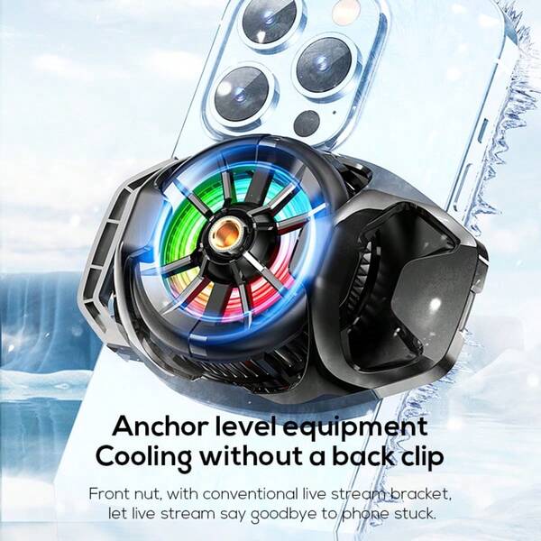 MEMO MEMO Brand DL22 Phone Cooler, 15W Cell Phone Radiator With Semi-Conductor Cooling Chip, Universal Phone Cooling Fan For Mobile Gaming, Live Streaming, Outdoor Vlog