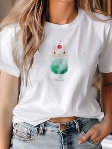 Women T-Shirts - White - View 1