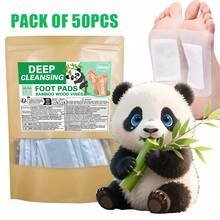 30/50 parches para los pies, parches de moxibustión de artemisa natural para los pies, parches desintoxicantes, parches de reflexología herbaria y acupresión adhesivos para una limpieza profunda, mejorar el sueño, aliviar la fatiga, el estrés, el dolor corporal, con ingredientes a base de plantas para hombres y mujeres, usar después de remojar los pies para un efecto mejorado, cuidado de los pies y el Body