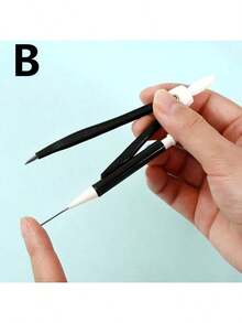 Deli 9591 Student Drawing Set Drawing Geometric Shape Compass Ruler Set Student Stationery Ruler - Black - View 8