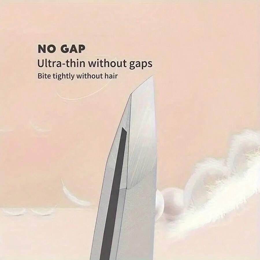 Professional Stainless Steel Eyebrow Tweezers Precision Hair Removal Tool, Suitable For Facial And Body Hair, Alcohol-Free Unisex Beauty Set - 銀色 - 查看 1