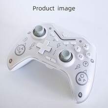 CM-619 无线游戏手柄，Switch2 游戏手柄，兼容 iOS/Android/PC 设备，带 RGB 灯光效果，支持 Switch 游戏手柄 - 白色 - 查看 12