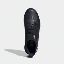 Adidas 儿童运动鞋，儿童足球鞋，带钉，舒适，男童运动鞋 GZ2895 - 黑色/白色 - 查看 5