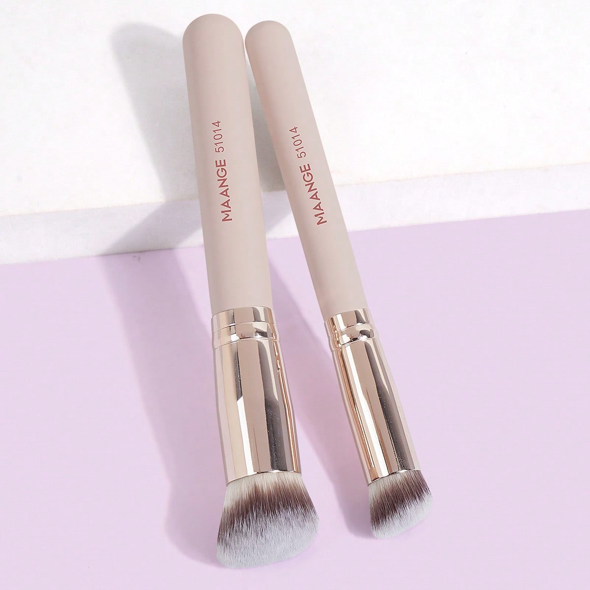 Juego de 2/7/9 piezas de brochas de maquillaje para viaje, incluye brocha para base, brocha para corrector, brocha para rostro y brocha para polvo, br