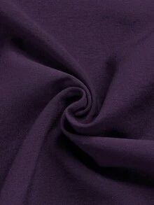 New Solid Color Turtleneck Long Sleeve Top, Suitable For Spring, Summer And Autumn - Purple - View 5