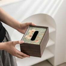 1PC Household Tissue Box Dining Room Luxury Table Top Tissue Boxes Multifunctional Coffee Tables Storage Box Kitchen Napkin Case