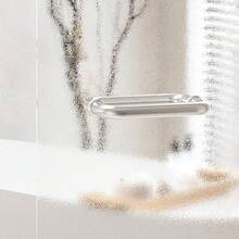 2 Stück 46cm Duschtürgriffe, Duschglastürgriffe Rücken an Rücken, kompatibel mit dickem Glas, geeignet für rahmenlose Duschtüren, Büro, Chrom-Finish, aus Edelstahl 304