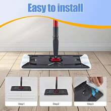 Mop Replacement Pads Compatible With O Cedar H2prO Flat Mop System,2 Pack Microfiber Mop Pad Refills For Ocedar H2prO Flat Mop,Washable And Reusable Mop Heads Replace For Hard Floor Deep Cleaning - 顏色A - 查看 8