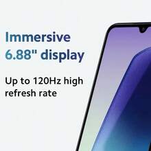 Xiaomi Redmi 14C（中文版：Redmi 14R）智能手机：6.88 英寸超大护眼显示屏，5160mAh 大容量电池，持久续航，高通 4nm 处理器，120Hz，仅支持英文和中文