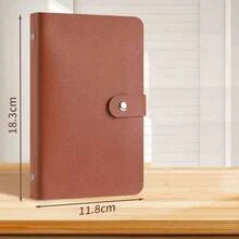 New Banknote Storage Book. Made Of PU Material, Can Accommodate 100 Banknotes Storage Book, With Banknote Photo, Stamp, And Bank Card Storage Book 1 Pc A6 Super Large Capacity Cash Storage Book. Includes 50 Best Gifts, Suitable For Various Festivals