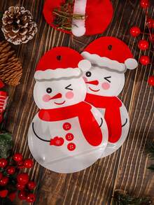 10 Stücke beidseitig bedruckte Weihnachts-Geschenktüten mit Geschenkmustern. Perfekt für Geburtstage, Hochzeiten, Weihnachtspartys und Geschenkverpackung.