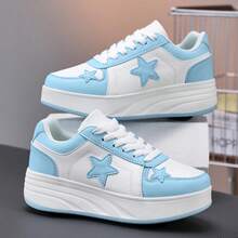 Teenagers' Roller Skates, 4-Wheel Detachable, Multifunctional Heelys For Boys, Casual Sports Shoes With Star Laces, Suitable For All Seasons