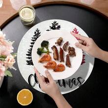 2 pièces/4 pièces/6 pièces Sets de table en diatomite imprimés avec motif sapin de Noël, décoration de maison, convient pour les cadeaux de Noël, décorations de Noël, applicable à la table à manger, au bar à café, toutes saisons, sets de table lavables, décoration de chambre, sous-verres, tapis d'égouttage, sets de table pour cuisine et salle à manger, décorations de fête intérieure/extérieure, décoration de maison, cadeaux idéaux