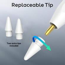 قلم تعمل باللمس متوافق مع أجهزة iPad (2018-2025)، iPad Pro (11/12.9 بوصة)، iPad Air 3/4/5، iPad 11/10/9/8/7/6، iPad Mini 6/5، مع ميزة رفض راحة اليد، شحن سريع، حساسية للميل، كتابة بتأخير منخفض، مثالي كهدية للطلاب والرسامين والأمهات والعائلة والأصدقاء والأطفال وأعياد الميلاد والمناسبات، إكسسوارات الهاتف