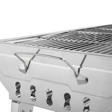 Portable Stainless Steel Grill (Standard Configuration) - Silver - View 5