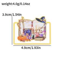 Marcapáginas de metal estilo gótico vintage, accesorios de lectura para lectores, adecuados como regalos de cumpleaños, regalos navideños para familiares y amigos, artículos de papelería de moda, regalos góticos