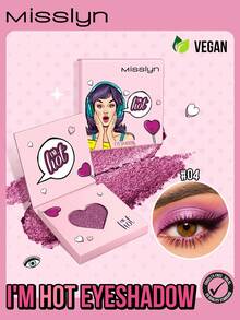Misslyn I'm Hot Eyeshadow, Monochrome Color/Colour Evenly Pigmented Smooth Blendable Eyeshadow To Create Multi-Dimensional Eye Looks, Matte And Shimmer And Glitter Eye Looks,High Pigmented, Long Lasting, - #4 - View 1