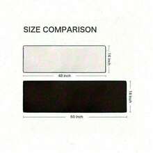 1pc 4.6'x1.6', 6'x1.8' Modern Retro Soft Imitation Cashmere Long Mat - Black & White Abstract Pattern, Easy Clean, Spring Summer Decor For Living Room, Bedroom, Dorm, Laundry, Mat For Living Room - 黑色 - 查看 5