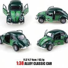 1/38 Alloy Custom Tailstock Classic Model Children Retro Car Exquisite Desktop Ornament Interesting Inte Birthday Festival Gift - Multicolor - View 11