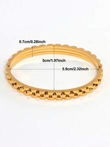 2 件/套 18K 镀金不锈钢手链和戒指首饰套装，适合女性日常佩戴，经典欧美流行表链造型设计，防水，优雅奢华的休闲表带首饰套装，婚礼首饰套装，送给女孩、女士、妈妈、亲戚、朋友的礼物，美丽的婚礼、生日、母亲节、女友情人节 - 金色 - 查看 2